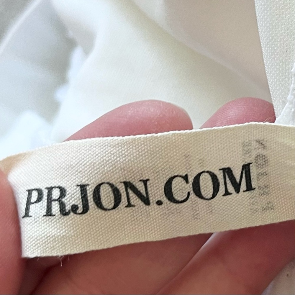 PRJON ATHLEISURE WHITE LACE UP BACK SPORTS BRA SIZE MEDIUM GYM ATHLETIC - Picture 4 of 7